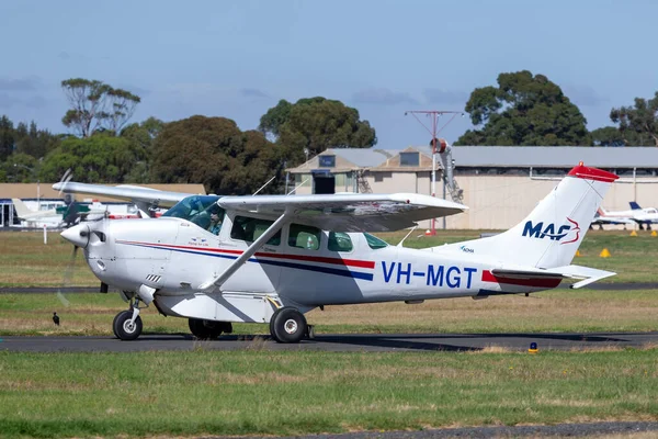 Moorabbin Australien Mars 2014 Cessna 206 Turbo Stationair Mgt Drivs — Stockfoto