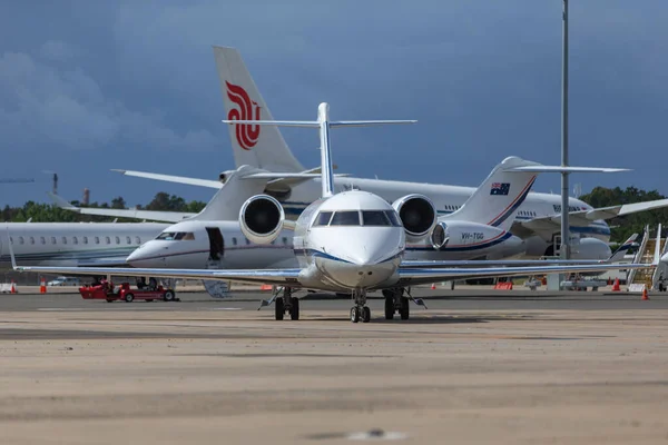 Сидней Австралия Октября 2013 Ввс Австралии Raaf Bombardier Challenger 604 — стоковое фото