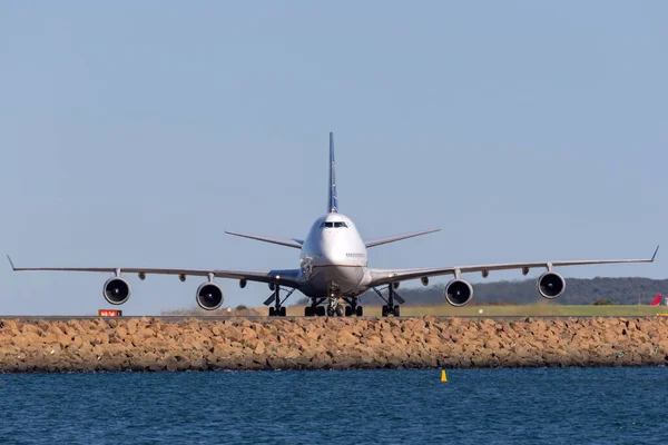 Сидней Австралия Октября 2013 Года Реактивный Самолет Boeing 747 Авиакомпании — стоковое фото