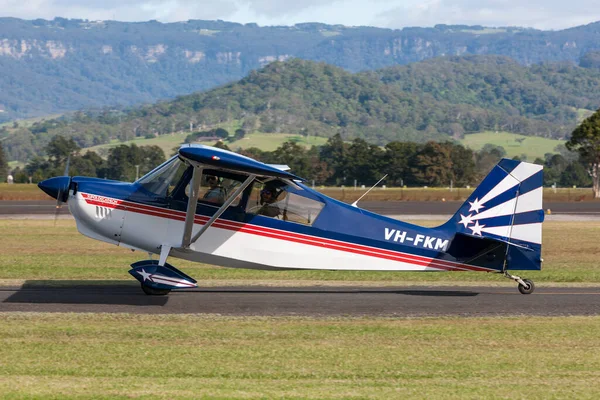 Albion Park Australien Mai 2014 American Champion 8Kcab Einmotoriges Leichtflugzeug — Stockfoto