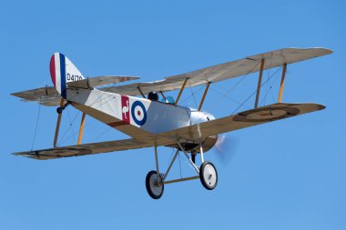 Tyabb, Avustralya - 9 Mart 2014: Sopwith Pup (replica) VH-PSP RAAF William Kraliyet Hava Kuvvetleri (RAAF) Müzesi tarafından işletilmektedir..