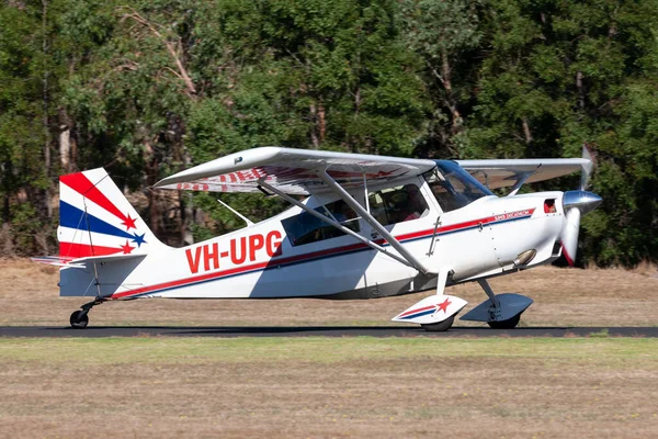 Tyabb オーストラリア 2014年3月9日 アメリカチャンピオン8Kcabスーパー12アスロンシングルエンジンテールホイールライト航空機Vh Upg — ストック写真