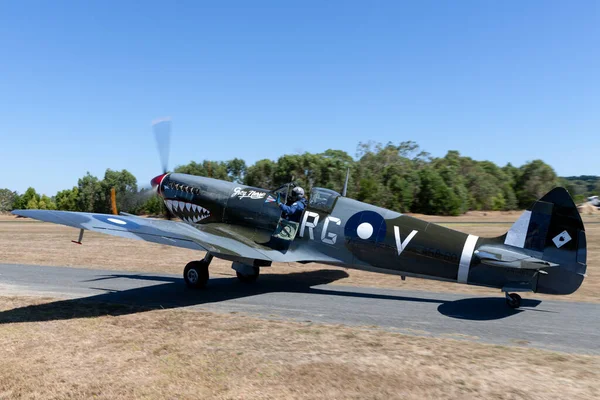 Tyabb Australia Μαρτίου 2014 Σημάδια Supermarine Spitfire Viii Het Της — Φωτογραφία Αρχείου