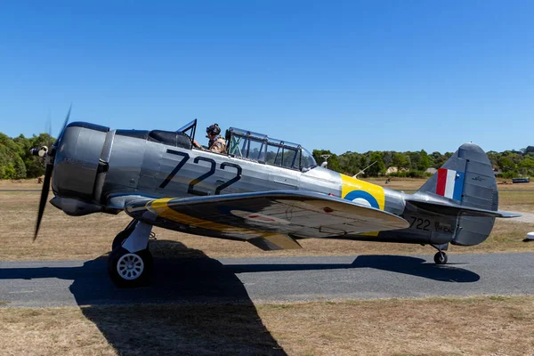 Tyabb Austrália Março 2014 Commonwealth Aircraft Corporation Wirraway Cac Avião — Fotografia de Stock