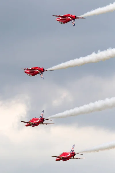 Raf Уоддингтон Линкольншир Великобритания Июля 2014 Года Формирование Королевских Военно — стоковое фото