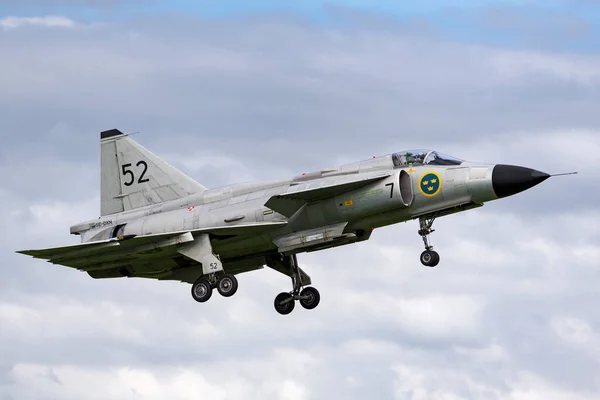 Raf Waddington Lincolnshire Royaume Uni Juillet 2014 Vol Historique Saab — Photo