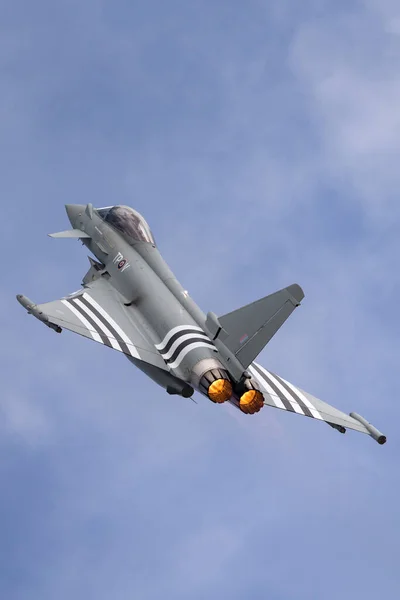 Раф Уоддингтон Линкольншир Великобритания Июля 2014 Года Eurofighter 2000 Fgr4 — стоковое фото