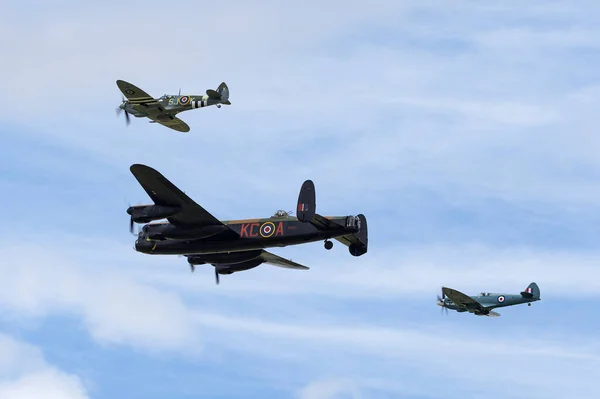 Raf Waddington Lincolnshire Großbritannien Juli 2014 Battle Britain Memorial Flight — Stockfoto