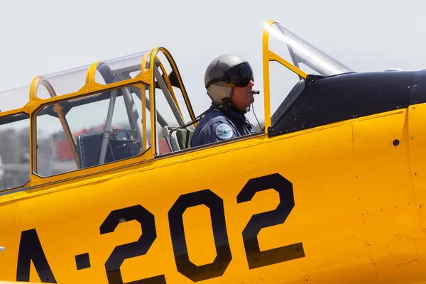 Temora Australia November 2013 Steve Death Cockpit United States Air — Stock Photo, Image