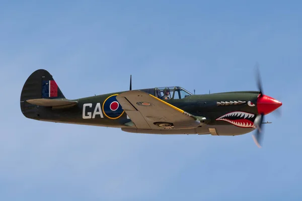Temora Αυστραλία Νοεμβρίου 2013 Curtiss 40N Kittyhawk World War Μαχητικό — Φωτογραφία Αρχείου