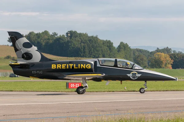 Payerne Suíça Agosto 2014 Breitling Jet Team Aero 39C Albatross — Fotografia de Stock