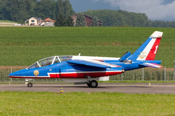Payerne Switzerland August 2014 Patrouille France Aerobatic Display Team French — Stock Photo, Image