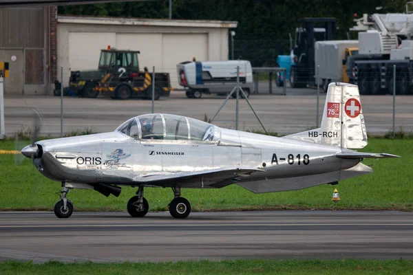 Payerne Switzerland September 2014 Former Swiss Air Force Pilatus Military — Stok fotoğraf