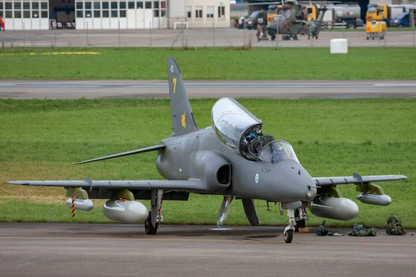 Payerne Switzerland September 2014 Finnish Air Force British Aerospace Hawk — ストック写真