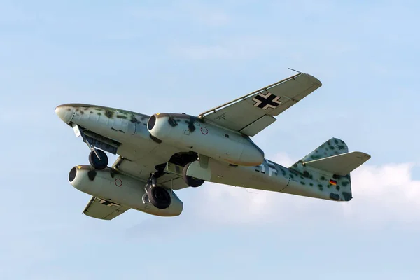 Payerne Switzerland September 2014 Messerschmitt 262 Luftwaffe World War Jet — ストック写真