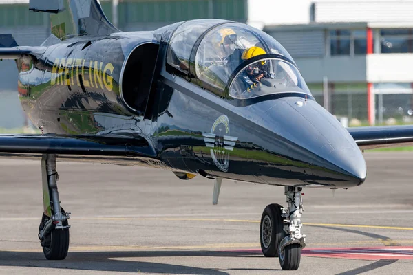 Payerne Switzerland August 2014 Breitling Jet Team Aero 39C Albatross — Zdjęcie stockowe