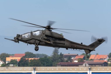 Payerne, Switzerland - September 4, 2014: Italian Army (Esercito Italiano) Agusta A129 Mangusta attack helicopter.
