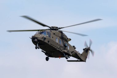 Payerne, Switzerland - September 4, 2014: Italian Army (Esercito Italiano) NHI NH-90 multirole military helicopter MM81544.