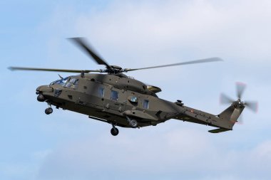 Payerne, Switzerland - September 4, 2014: Italian Army (Esercito Italiano) NHI NH-90 multirole military helicopter MM81544.