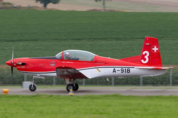 Payerne Suíça Agosto 2014 Equipe Exibição Força Aérea Suíça Voando — Fotografia de Stock