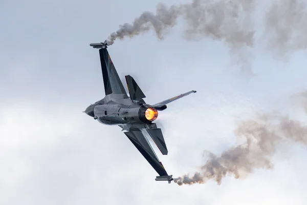 Payerne Suiza Agosto 2014 Componente Aéreo Belga Fuerza Aérea Belga — Foto de Stock