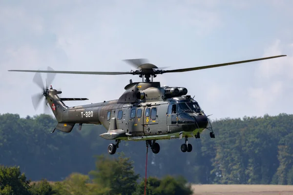 Payerne Svizzera Settembre 2014 Elicottero Militare Utility Dell Aeronautica Militare — Foto Stock