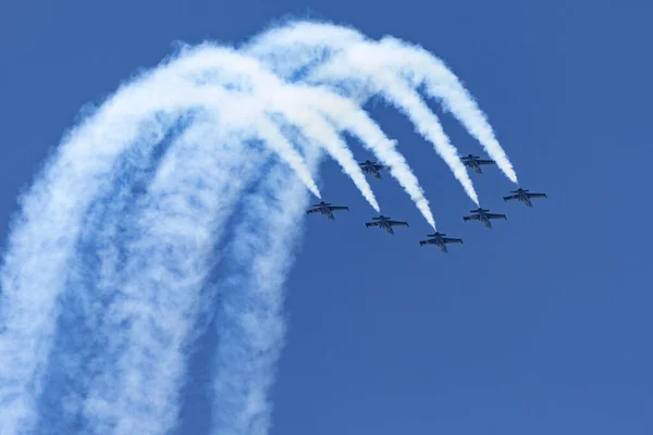 Payerne Schweiz September 2014 Breitling Jet Team Aero 39C Albatross — Stockfoto