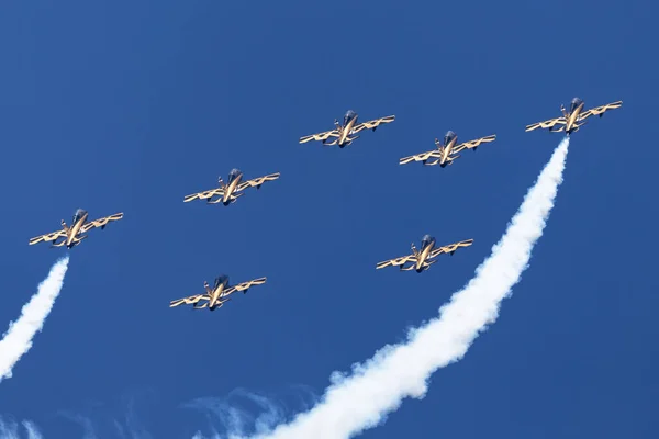 Payerne Switzerland September 2014 Fursan Aerobatic Team United Arab Emirates — 图库照片