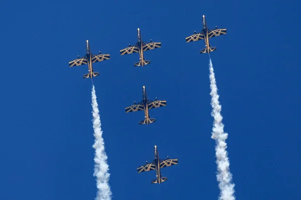 Payerne Switzerland September 2014 Fursan Aerobatic Team United Arab Emirates — Stock fotografie