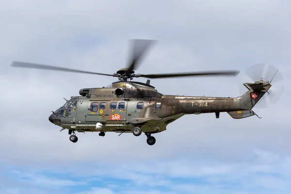 Payerne Svizzera Agosto 2014 Elicottero Militare Utility Dell Aeronautica Militare — Foto Stock