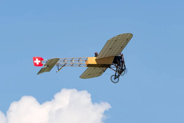 Payerne Schweiz September 2014 Vintage Bleriot Flygplan Som Ägs Och — Stockfoto