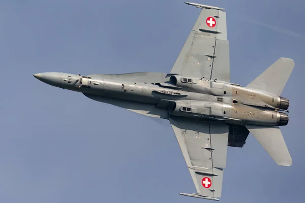 Payerne Switzerland September 2014 Swiss Air Force Mcdonnell Douglas 18C — Stock Photo, Image