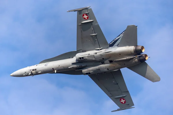 Payerne Switzerland September 2014 Swiss Air Force Mcdonnell Douglas 18C — Zdjęcie stockowe