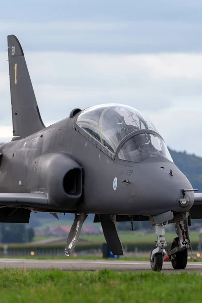 Payerne Suiza Agosto 2014 Fuerza Aérea Finlandesa British Aerospace Hawk —  Fotos de Stock