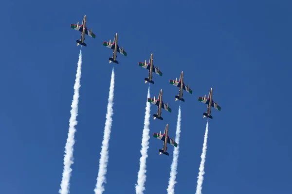 Payerne Svizzera Settembre 2014 Squadra Aerobatica Fursan Dell Aeronautica Militare — Foto Stock