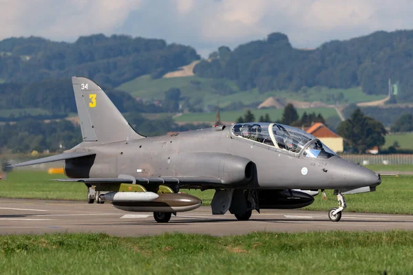 Payerne Switzerland September 2014 Finnish Air Force British Aerospace Hawk — Zdjęcie stockowe