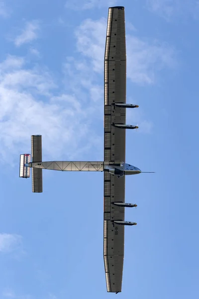 Payerne Suisse Septembre 2014 Solar Impulse Est Avion Solaire Expérimental — Photo