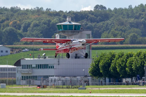 Payerne Švýcarsko Září 2014 Švýcarské Vojenské Letadlo Pilatus Porter 622 — Stock fotografie