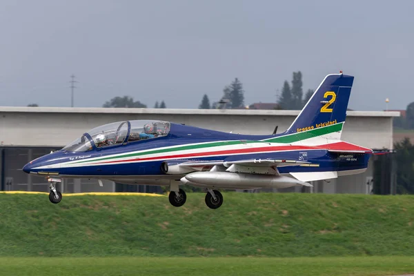 Payerne Svizzera Settembre 2014 Team Formazione Delle Frecce Tricolori Dell — Foto Stock