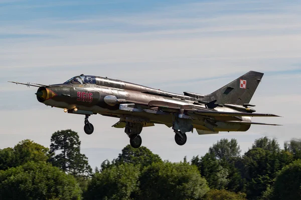 Raf Fairford Gloucestershire Липня 2014 Polish Air Force Sily Powietrzne — стокове фото