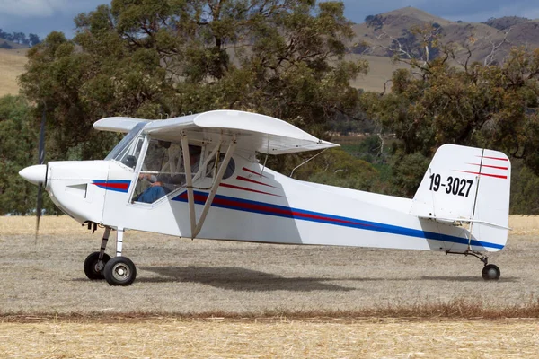 Rowland Flat Australien April 2013 Zweisitziges Einmotoriges Leichtflugzeug Protech Mit — Stockfoto