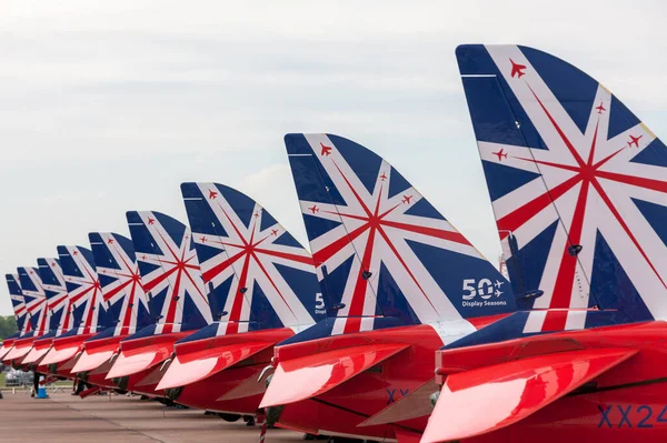 Raf Fairford Gloucestershire Великобритания Июля 2014 Года Учебно Тренировочный Самолет — стоковое фото