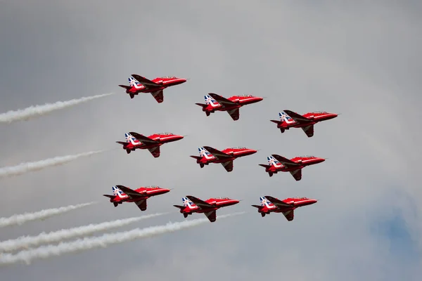 Raf Waddington Lincolnshire Ιουλίου 2014 Royal Air Force Raf Red — Φωτογραφία Αρχείου