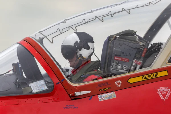 Raf Fairford Gloucestershire Großbritannien Juli 2014 Pilot Der Royal Air — Stockfoto