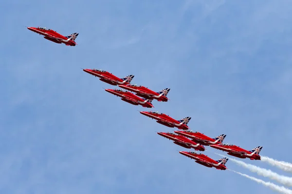 Raf Fairford Gloucestershire Великобритания Июля 2014 Года Формирование Королевских Военно — стоковое фото