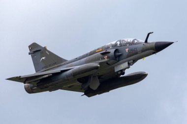 Payerne, Switzerland - August 31, 2014: French Air Force (Armee De LAir) Dassault Mirage 2000N multirole fighter aircraft. 