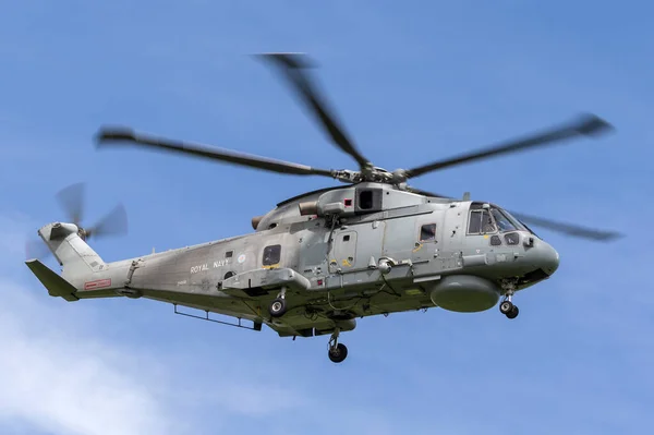 Raf Waddington Lincolnshire Storbritannien Juli 2014 Royal Navy Agustawestland Merlin — Stockfoto