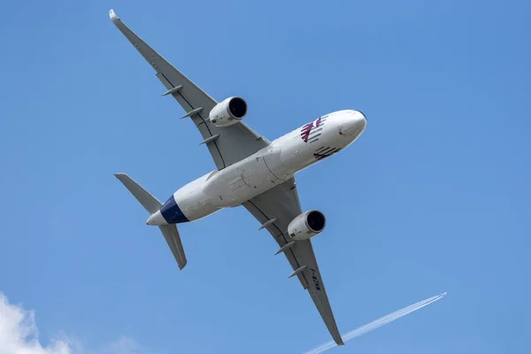 Farnborough Ngiltere Temmuz 2014 Airbus A350 941 Ticari Uçağı Hibrit — Stok fotoğraf