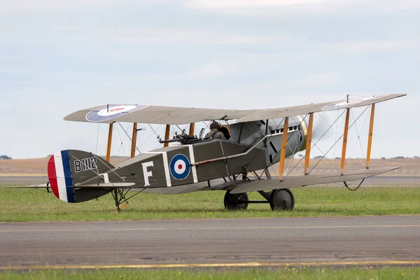 Avalon Australie Février 2015 Bristol Fighter Réplique Chasseur Biplan Biplace — Photo