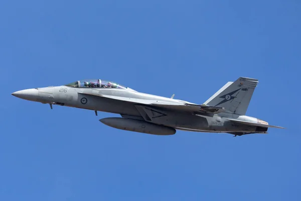 2015年3月2日 オーストラリア空軍 Raaf ボーイングF 18Fスーパーホーネット多目的戦闘機クイーンズランド州のRaaf AmberleyからA44 216 — ストック写真